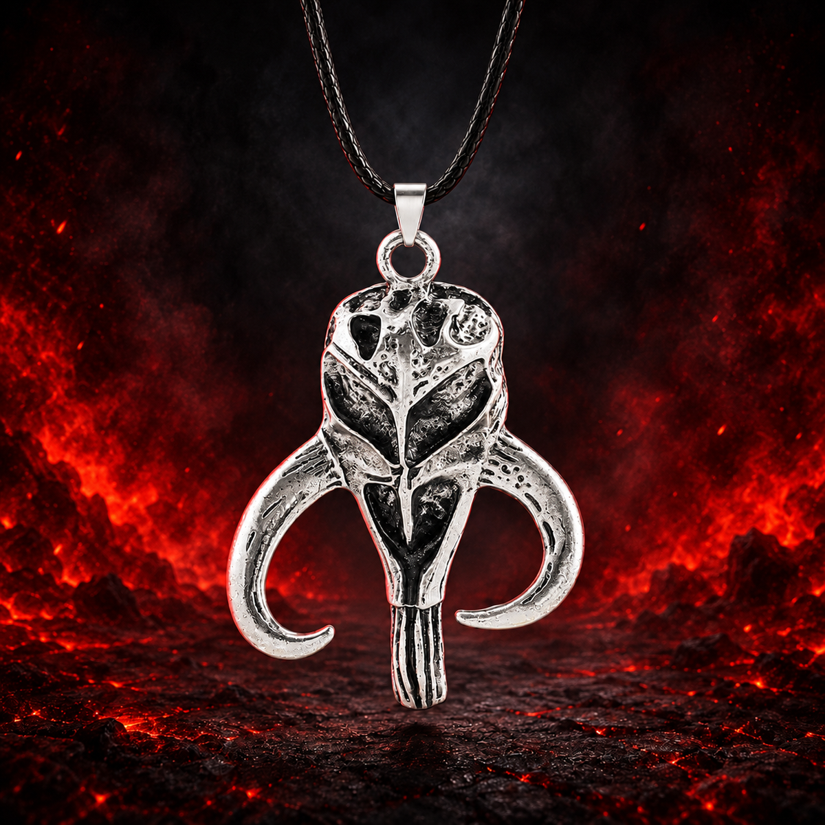 Mythosaur Skull Pendant Necklace