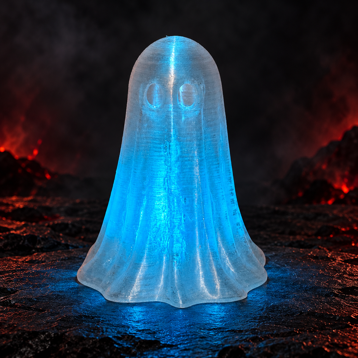 Phantom Glow – Ghost LED Tealight Cover